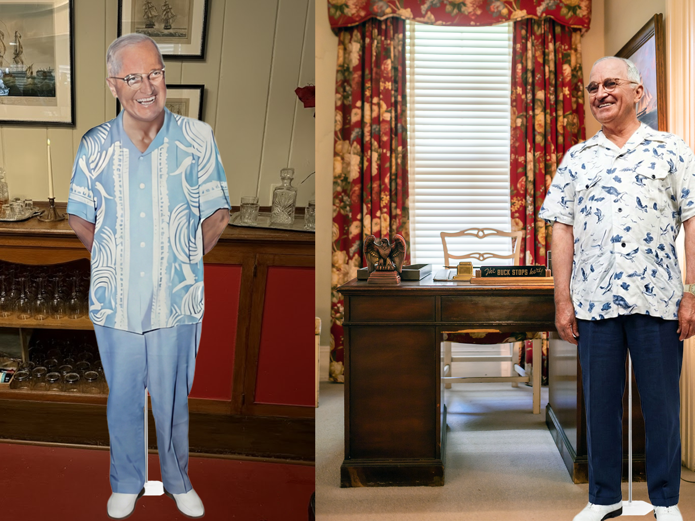 Historical archival photo cutt-outs